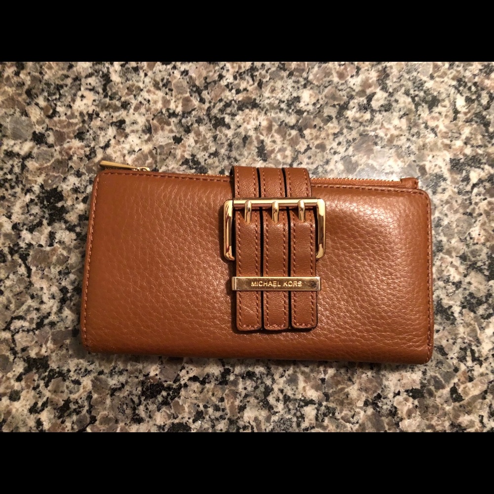 Michael Kors Brown Leather Wallet